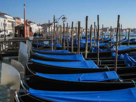 Sleeping Gondalas, Venice