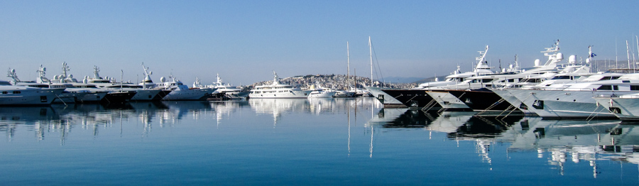 Yachts in Athens