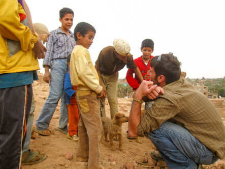 Zarif Stealing a Puppy, Dakhla Oasis, Egypt