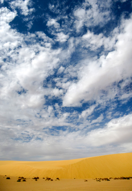 Dunes outside Kharga Oasis, Egypt