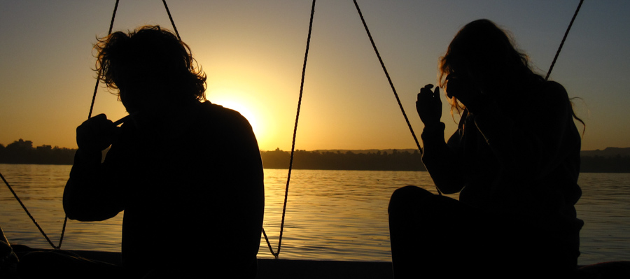 Morning Ritual, On the Nile, Egypt