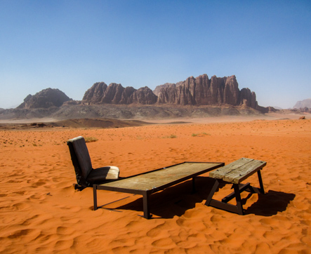 The View from the Camp, Wadi Rum Desert, Jordan