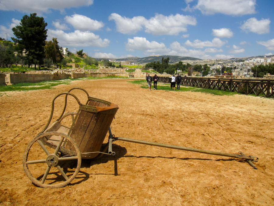 Chariot at Jerash, Jordan