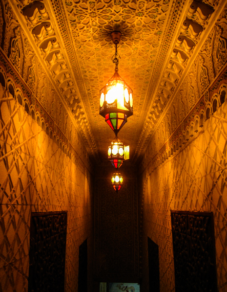 Damascus Bazaar at Night