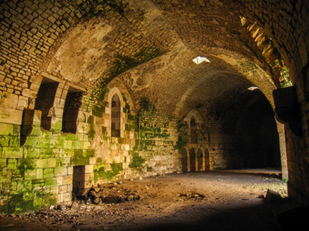 Inside Crac des Chevaliers, Syria