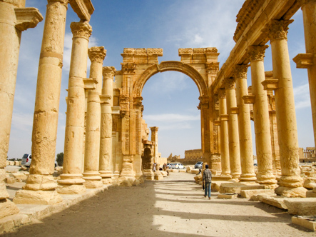 Desert Ruins at Palmyra, Syria