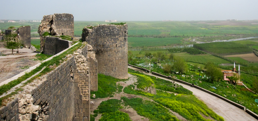 The Walls of Diyarbakur, Turkey