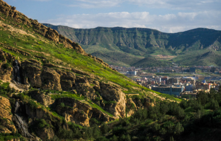 Waterfall outside Dohuk, Iraq