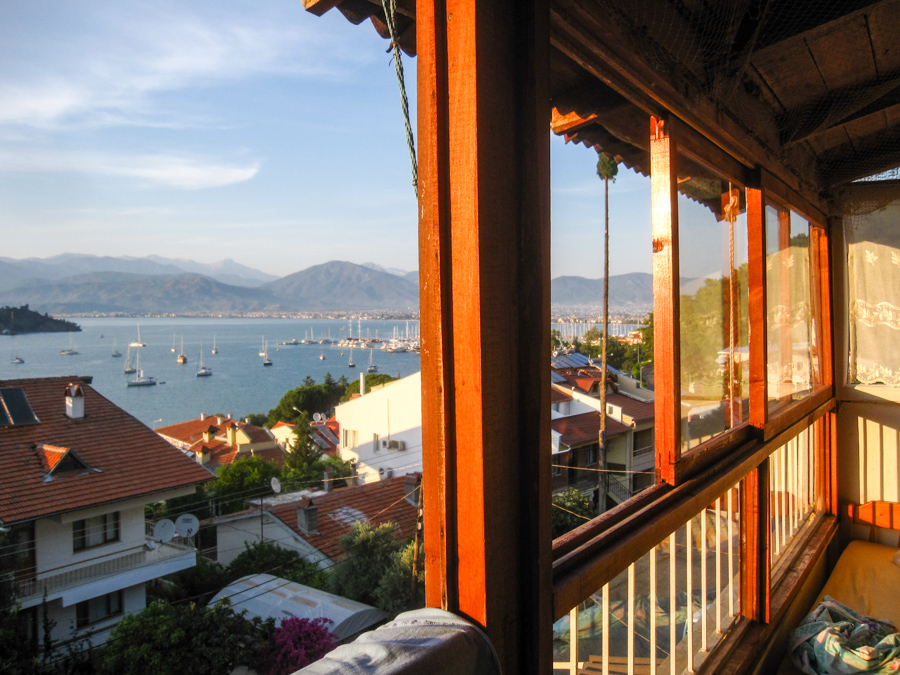 View from the Hostel, Fethiye, Turkey