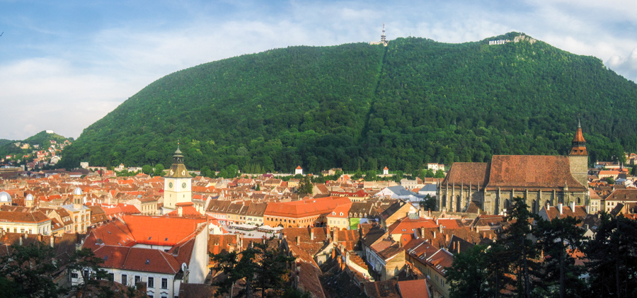 View over Braşov, Romania