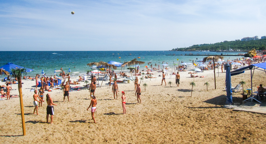 The Beach in Odessa, Ukraine